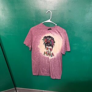 Gildan Pink Graphic Women's Top